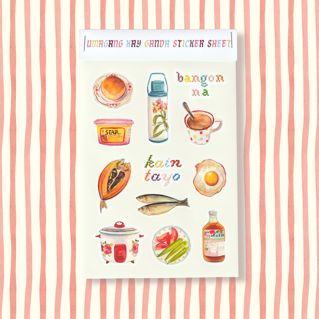 "Umagang kay Ganda" Sticker Sheet