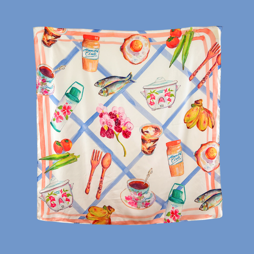 "Almusal" Silk Scarf PRE-ORDER