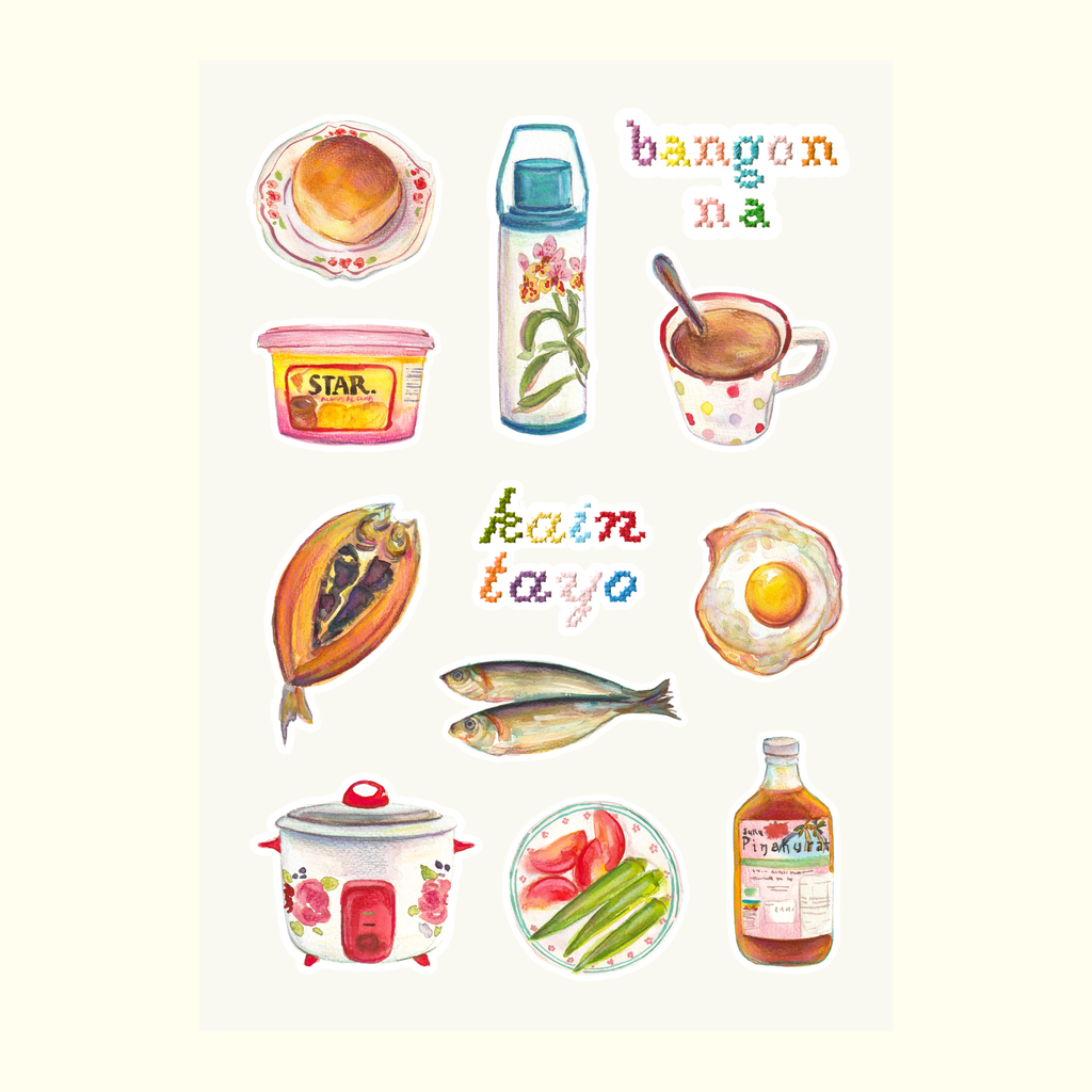 "Umagang kay Ganda" Sticker Sheet