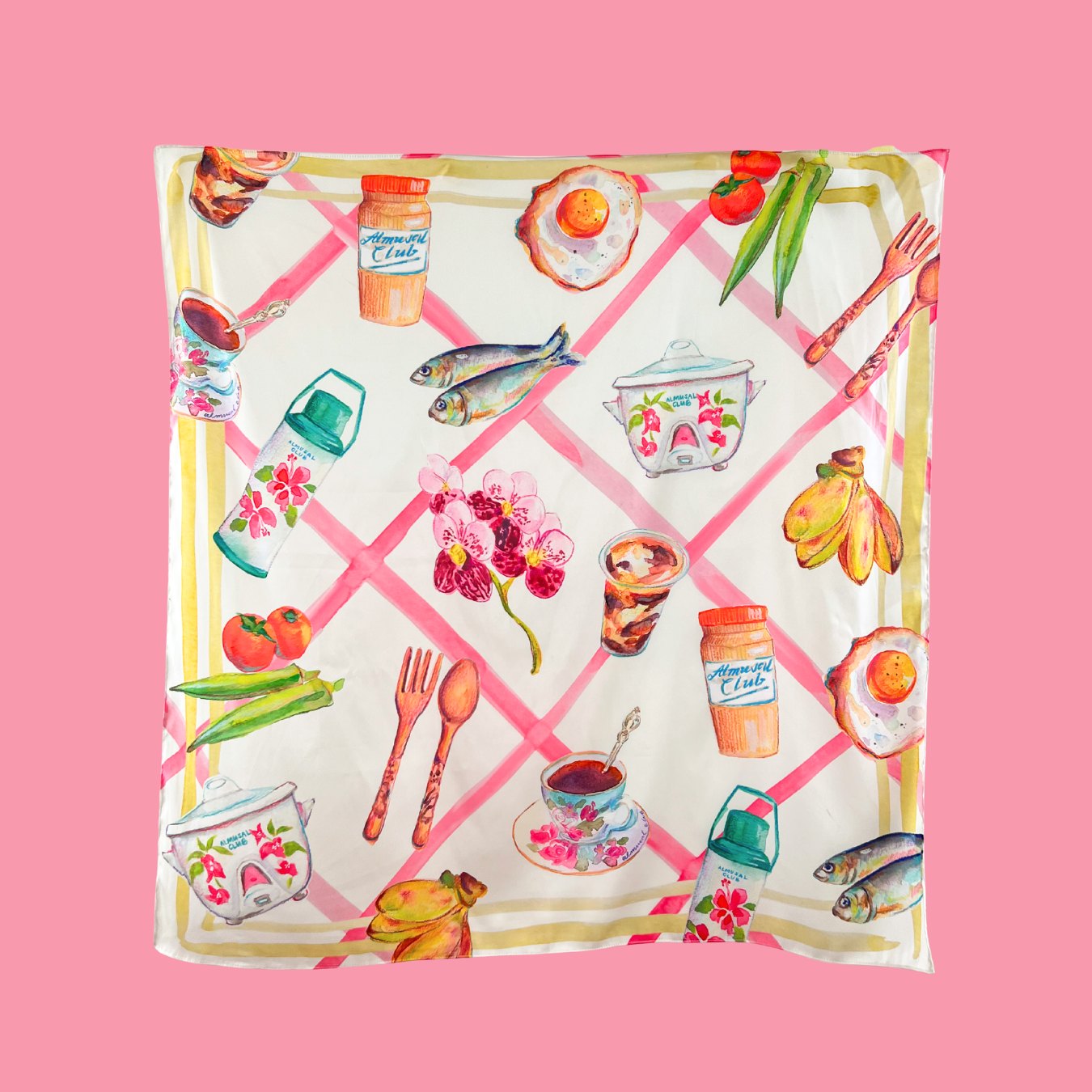 "Almusal" Silk Scarf PRE-ORDER
