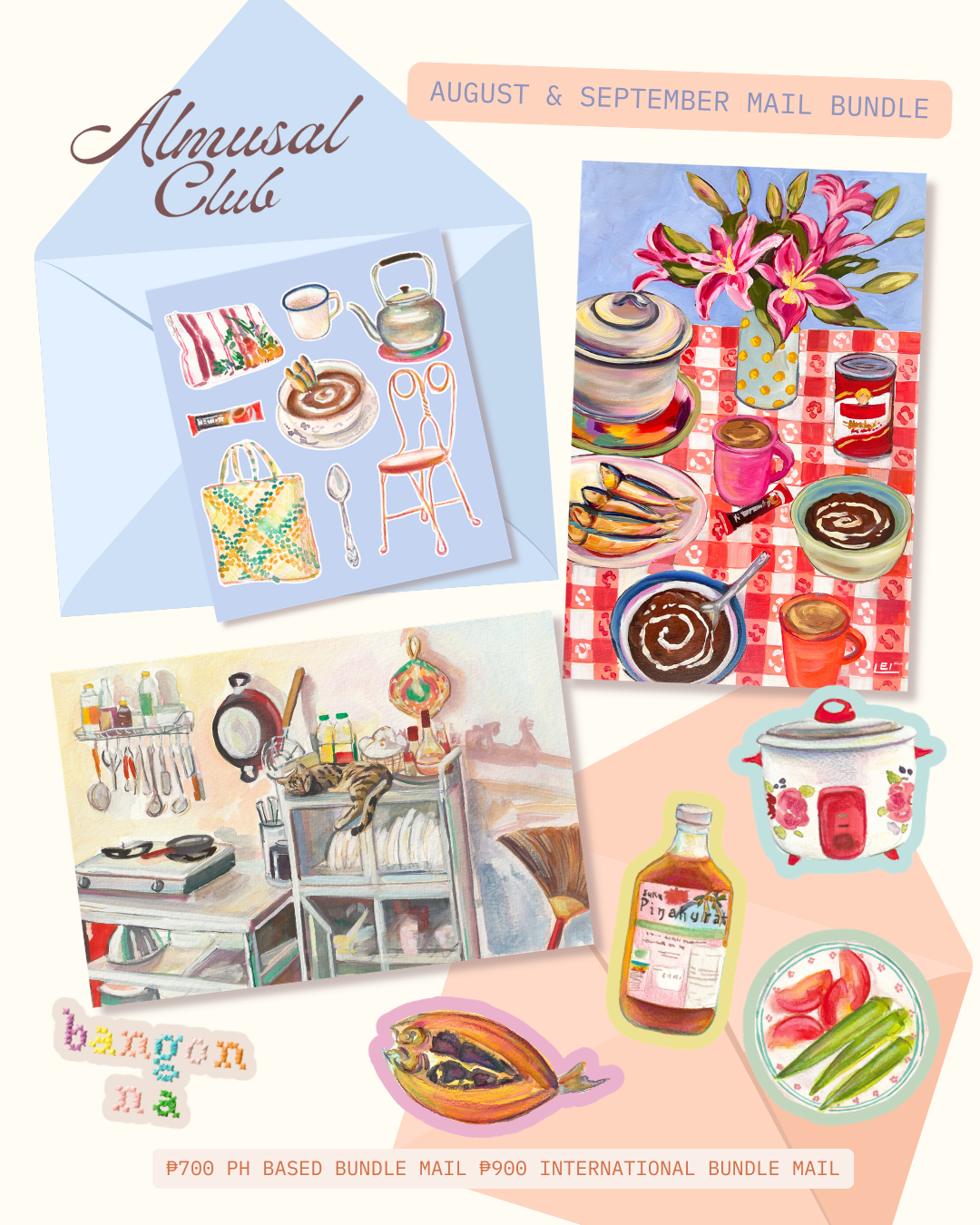 August & September "Almusal Club" Mail BUNDLE